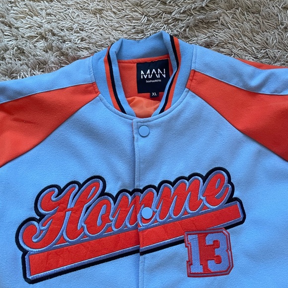 BOOHOO MAN VARSITY JACKET - Picture 4 of 6